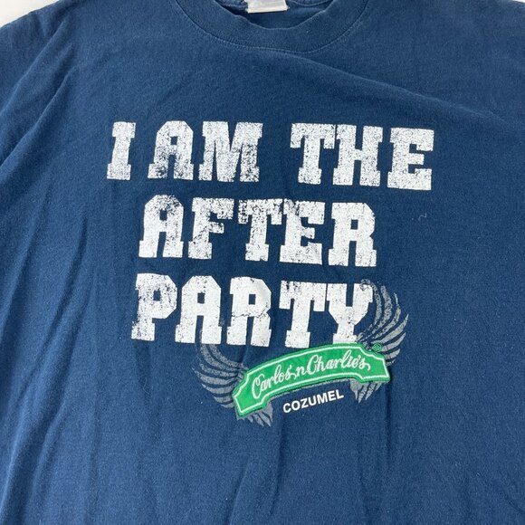 Carlos N Charlies Tshirt Mens Blue Short Sleeve Graphic - Picture 6 of 8